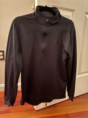 Under Armour Men's Black Half-Zip Performance Sweatshirt